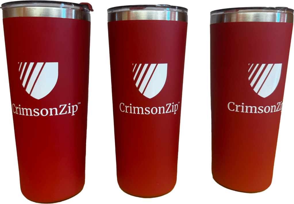 Picture of CrimsonZip tumbler mugs